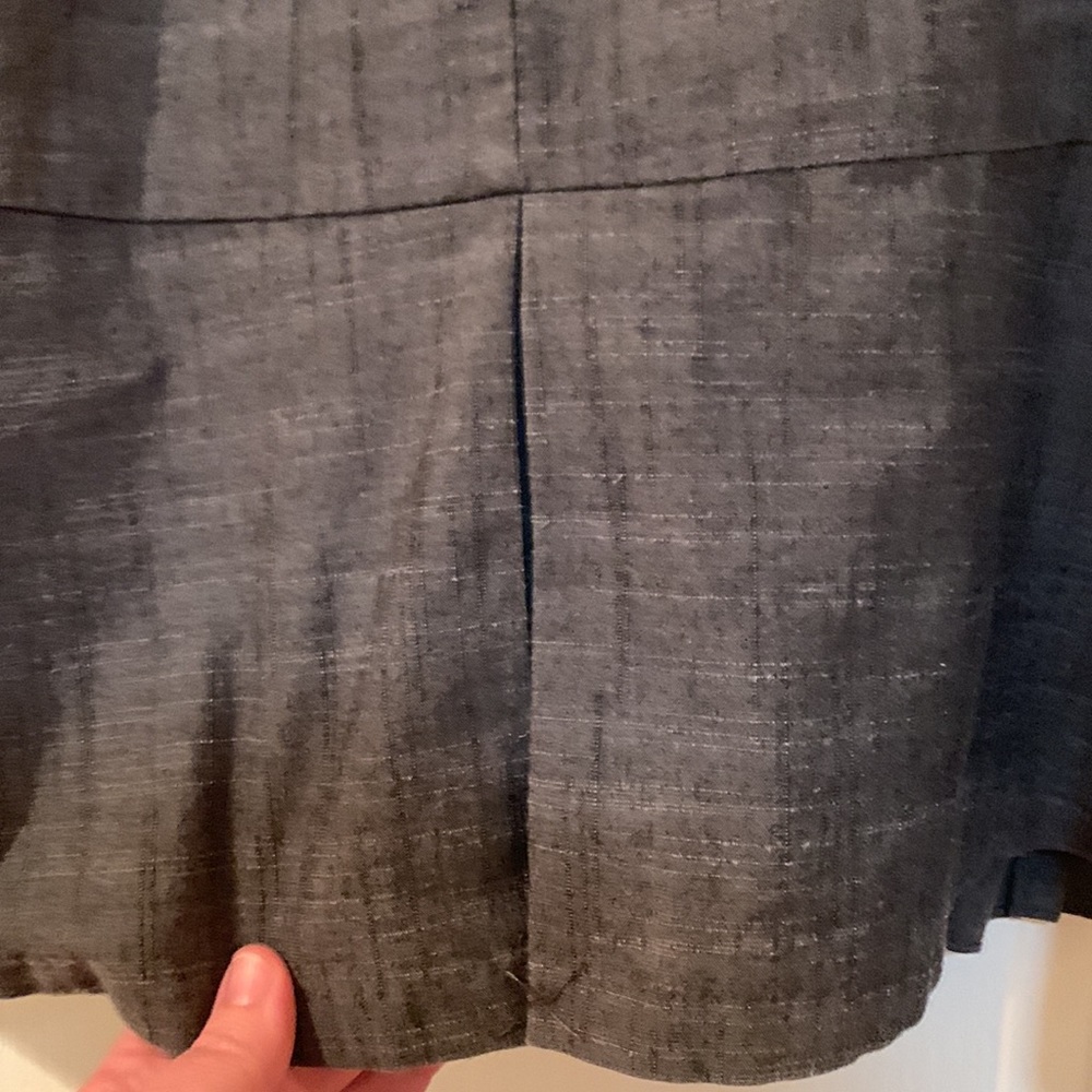 Women's Gray Ruffled Jacket - Picture 7 of 8